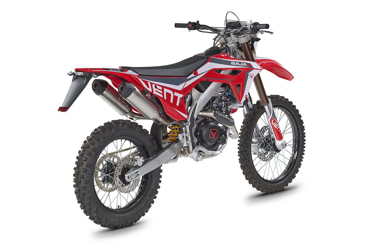 BAJA RR 125 4T - Red - White