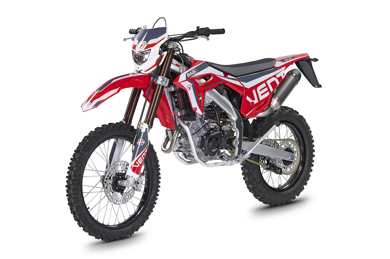 BAJA RR 125 4T - Red - White