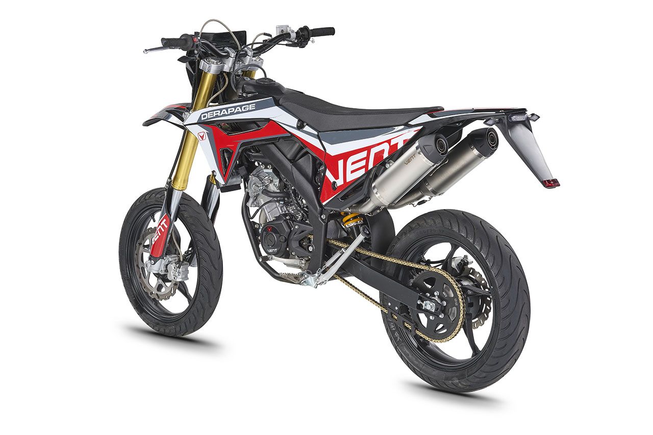 DERAPAGE 125 4T - Black - Red