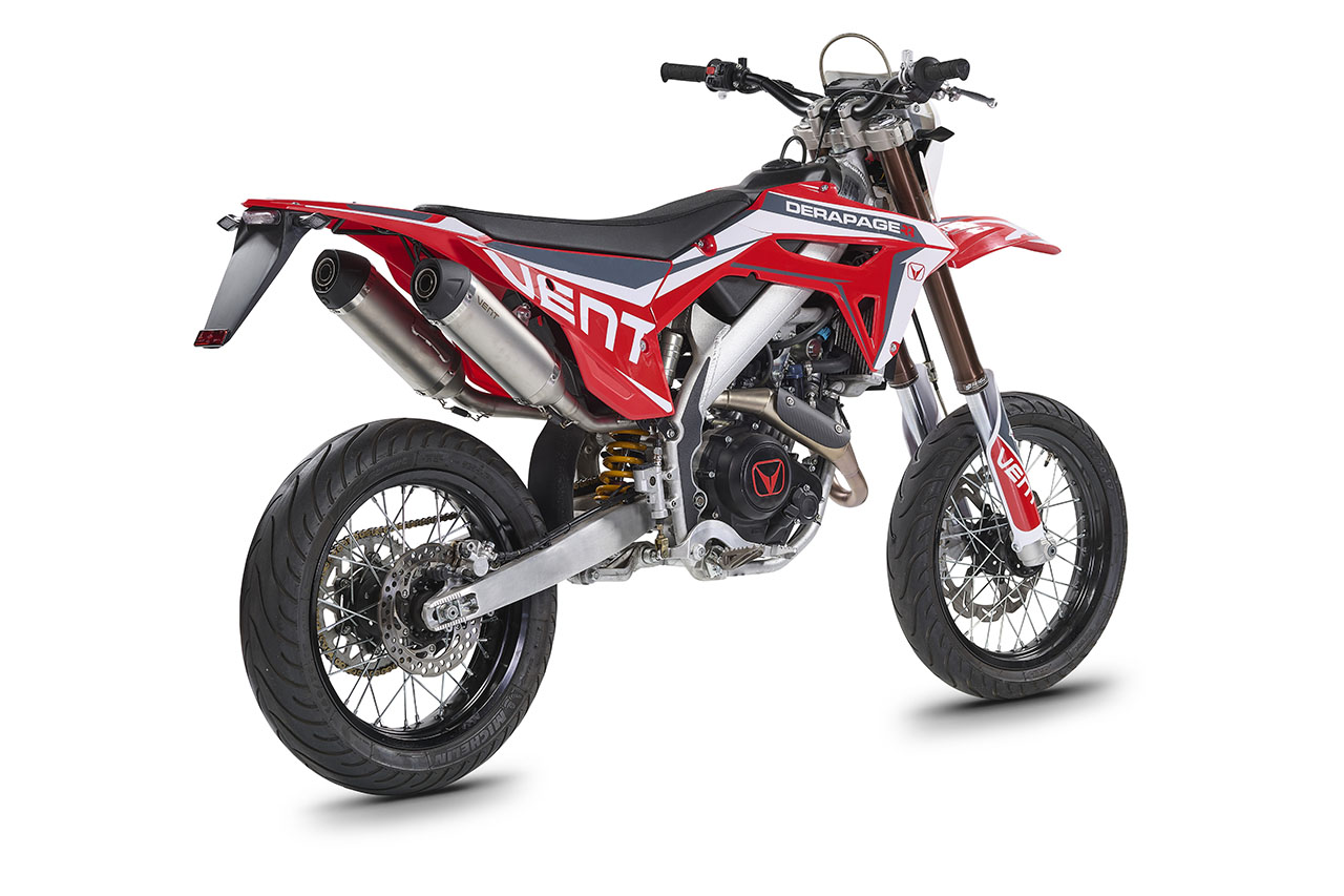 DERAPAGE RR 125 4T - White - Red