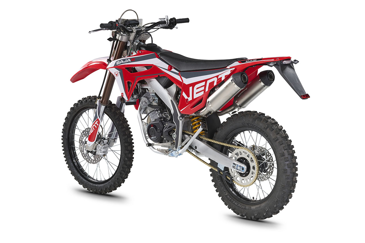 BAJA RR 125 4T - Red - White