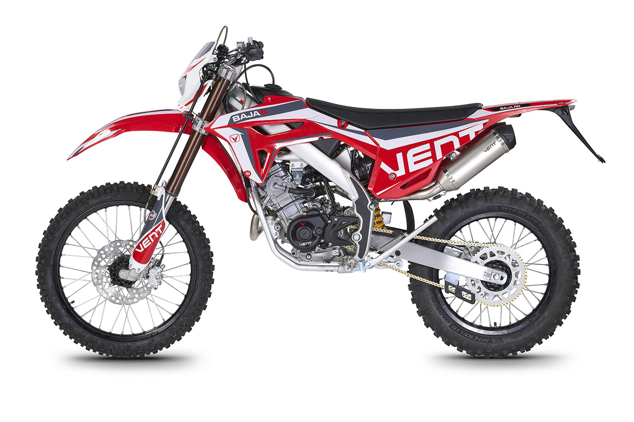 BAJA RR 125 4T - Red - White