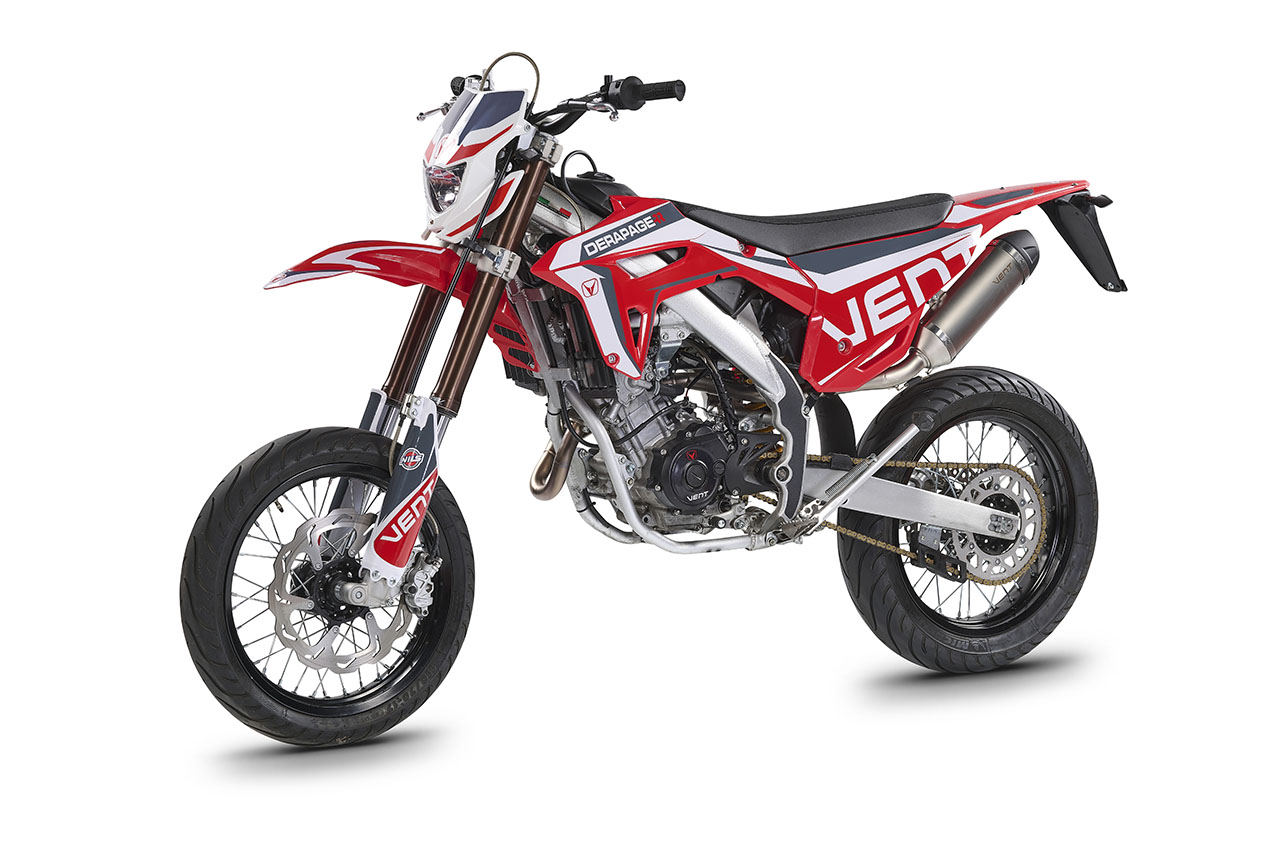 DERAPAGE RR 125 4T - White - Red