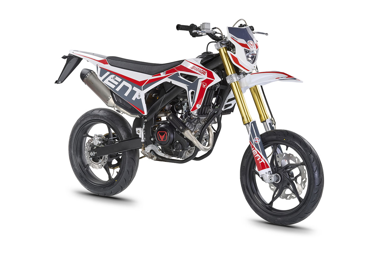 DERAPAGE 125 4T - White - Red