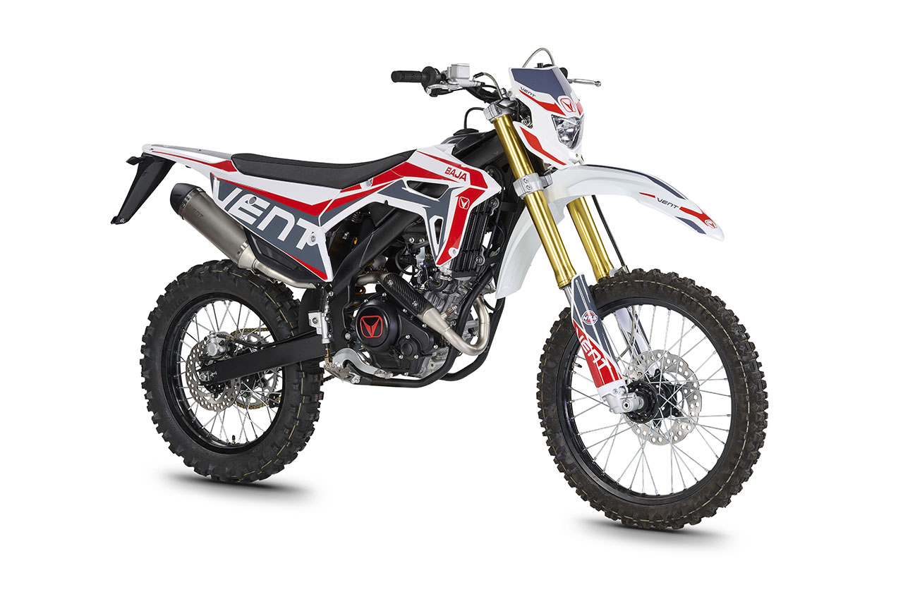 BAJA 125 4T - White - Red