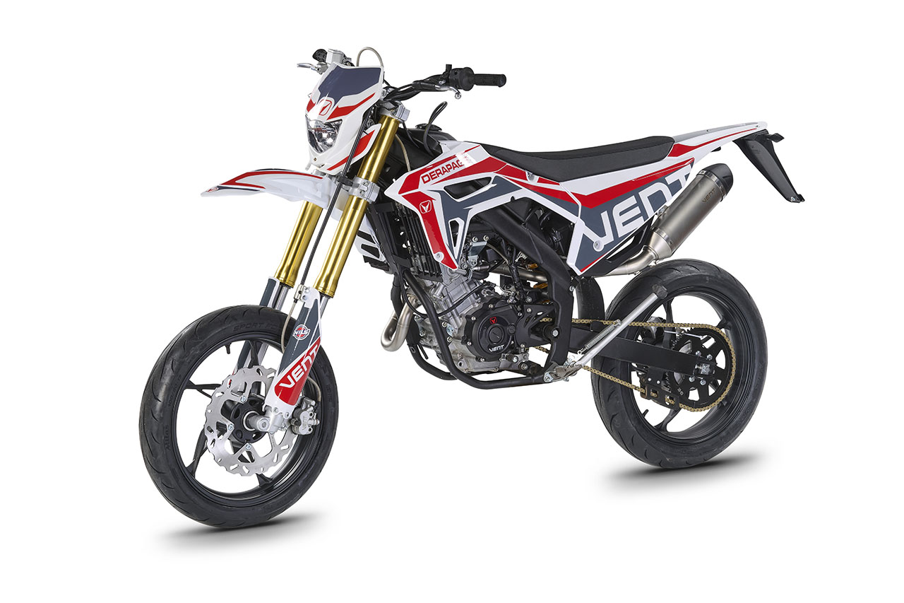 DERAPAGE 125 4T - White - Red