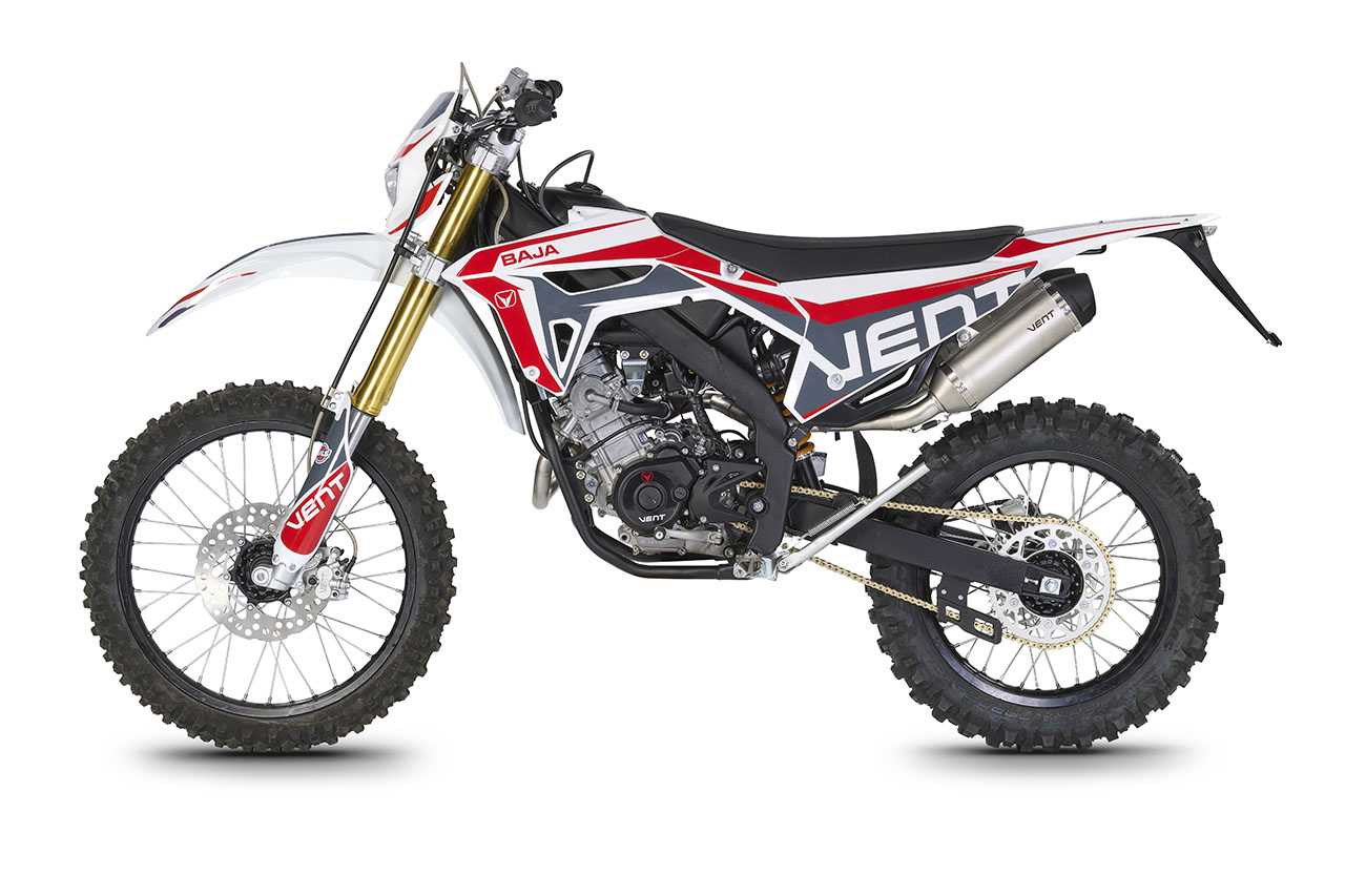 BAJA 125 4T - White - Red
