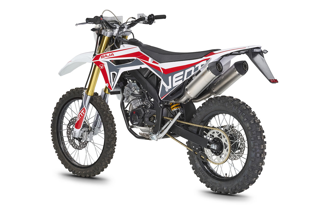 BAJA 125 4T - White - Red