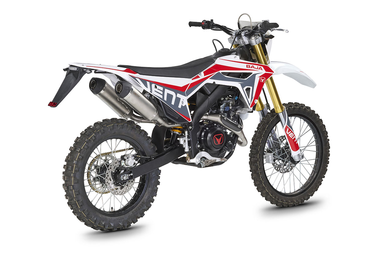 BAJA 125 4T - White - Red