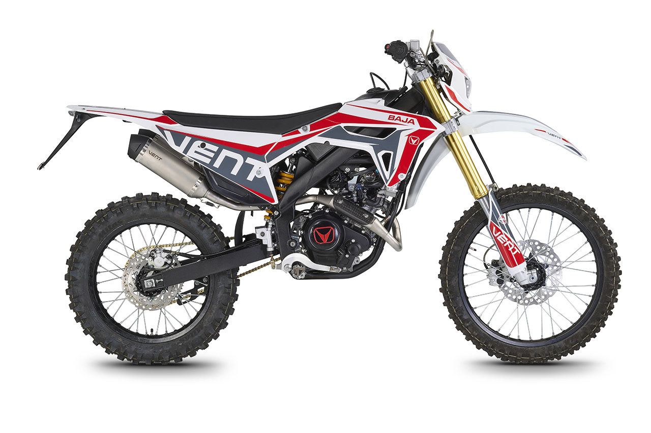 BAJA 125 4T - White - Red