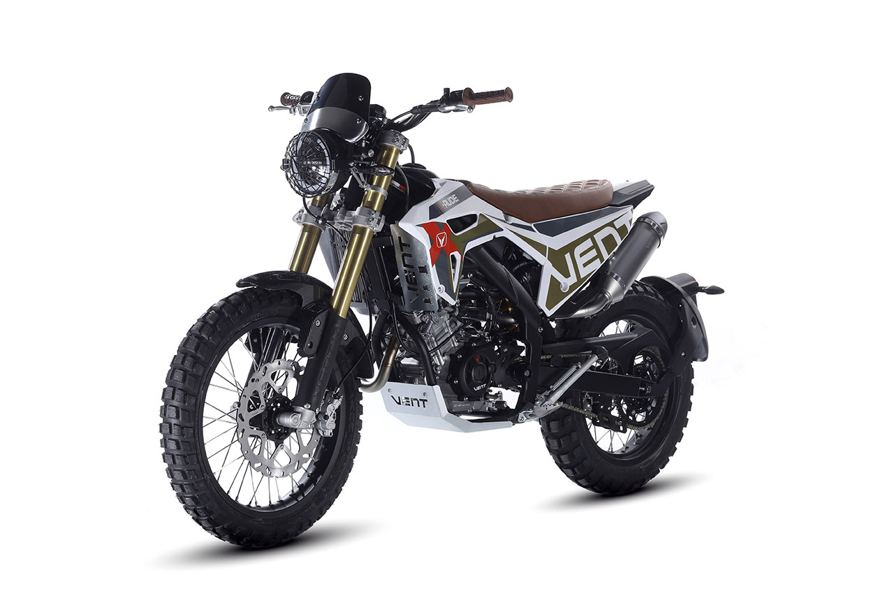 X-RUDE 125 - White - Green