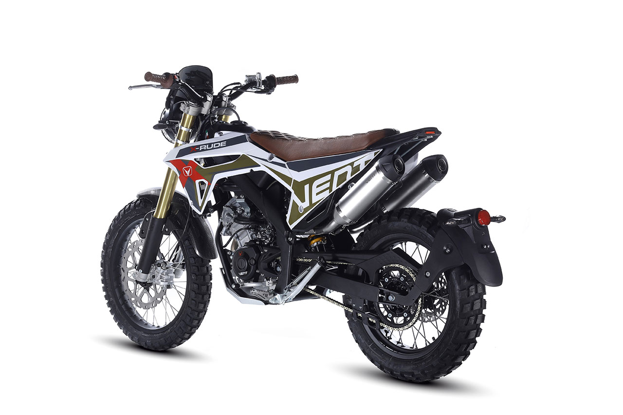 X-RUDE 125 - White - Green