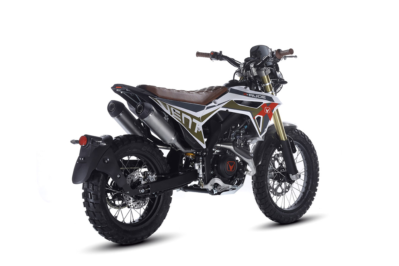 X-RUDE 125 - White - Green